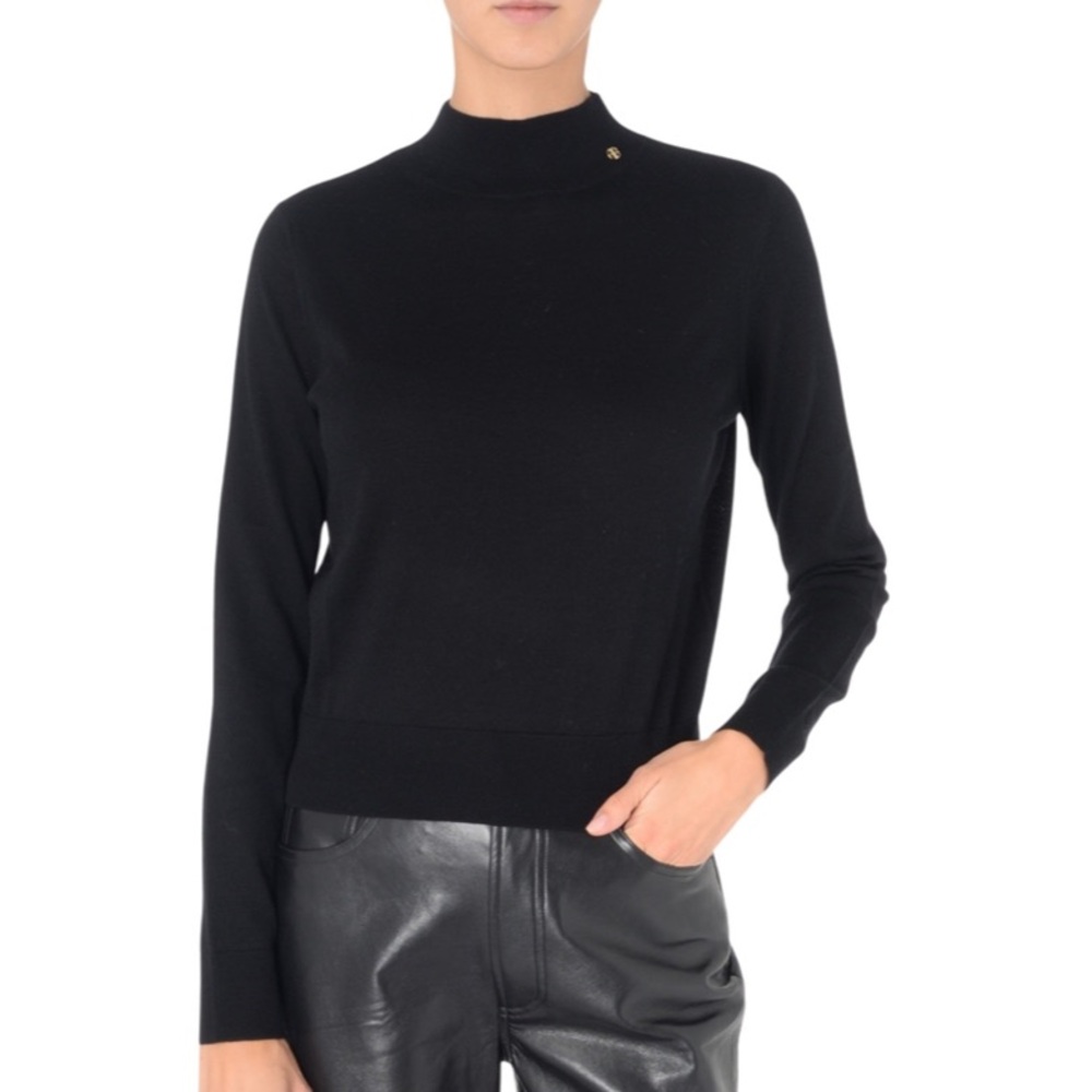 Anine Bing Black Turtleneck Shirt